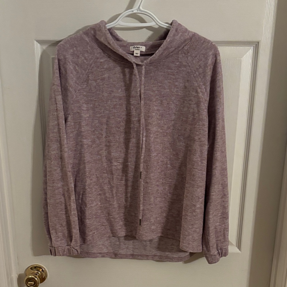 Dylan Women's Lavender Cowl Neck Sweater